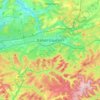 Mappa topografica Kaiserslautern, altitudine, rilievo