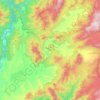 Mappa topografica Benambra, altitudine, rilievo
