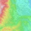 Mappa topografica Pogno, altitudine, rilievo