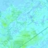 Mappa topografica Clinge, altitudine, rilievo
