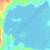 Mappa topografica Redberry Lake, altitudine, rilievo