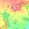 Mappa topografica Mount Egerton, altitudine, rilievo