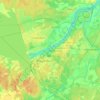 Mappa topografica Дубна, altitudine, rilievo