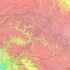 Mappa topografica گلگت بلتستان, altitudine, rilievo
