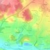 Mappa topografica Kernantec, altitudine, rilievo