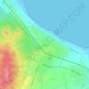 Mappa topografica قصيبة المديوني, altitudine, rilievo