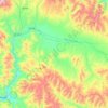 Mappa topografica Potoni, altitudine, rilievo