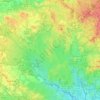 Mappa topografica Wharton State Forest, altitudine, rilievo