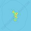 Mappa topografica Mayotte, altitudine, rilievo
