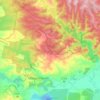 Mappa topografica Yallourn North, altitudine, rilievo