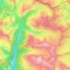 Mappa topografica Canfranc, altitudine, rilievo