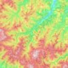 Mappa topografica Marradi, altitudine, rilievo