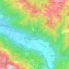 Mappa topografica Primaluna, altitudine, rilievo