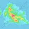 Mappa topografica East Bucas Island, altitudine, rilievo