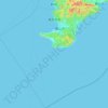 Mappa topografica 南房総市, altitudine, rilievo
