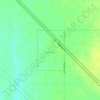 Mappa topografica Halbrite, altitudine, rilievo
