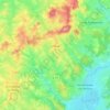 Mappa topografica Uxeau, altitudine, rilievo