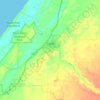 Mappa topografica Capel, altitudine, rilievo