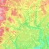 Mappa topografica Каринское сельское поселение, altitudine, rilievo