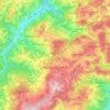 Mappa topografica Montese, altitudine, rilievo