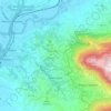 Mappa topografica Melizzano, altitudine, rilievo