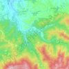 Mappa topografica Casaleggio Boiro, altitudine, rilievo