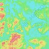 Mappa topografica Wabaskang Lake, altitudine, rilievo