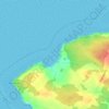 Mappa topografica Mutton Cove, altitudine, rilievo