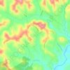 Mappa topografica Strangolagalli, altitudine, rilievo
