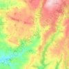 Mappa topografica Vabre-Tizac, altitudine, rilievo
