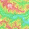 Mappa topografica Forni di Sotto, altitudine, rilievo