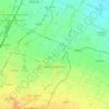 Mappa topografica Granarolo dell'Emilia, altitudine, rilievo