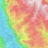 Mappa topografica Meltina, altitudine, rilievo