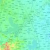 Mappa topografica 淮安市, altitudine, rilievo