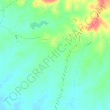 Mappa topografica Bawari, altitudine, rilievo
