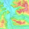 Mappa topografica Dagmersellen, altitudine, rilievo