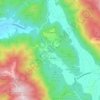 Mappa topografica Ciciliano, altitudine, rilievo