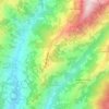 Mappa topografica Vallebona, altitudine, rilievo