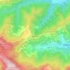 Mappa topografica Testico, altitudine, rilievo