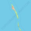 Mappa topografica Ilhas Desertas, altitudine, rilievo
