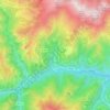 Mappa topografica Stroppo, altitudine, rilievo