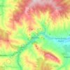 Mappa topografica Arnedillo, altitudine, rilievo
