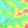 Mappa topografica Universitário, altitudine, rilievo