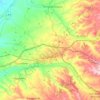 Mappa topografica Cervera, altitudine, rilievo