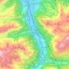 Mappa topografica Erstfeld, altitudine, rilievo