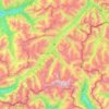 Mappa topografica Maloja, altitudine, rilievo