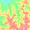 Mappa topografica Vila Souza, altitudine, rilievo