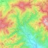 Mappa topografica Pontremoli, altitudine, rilievo