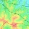 Mappa topografica Burwood, altitudine, rilievo