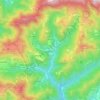 Mappa topografica Valvestino, altitudine, rilievo